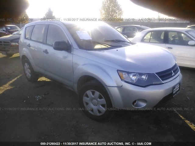 JA4MS31X77Z002210 - 2007 MITSUBISHI OUTLANDER ES/LS ვერცხლისფერი ფოტო 1