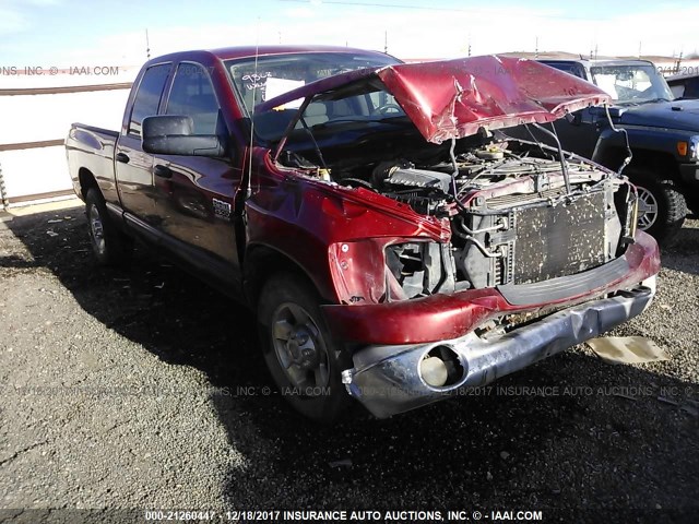 3D7KR28C97G745897 - 2007 DODGE RAM 2500 ST/SLT RED photo 1