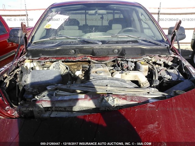 3D7KR28C97G745897 - 2007 DODGE RAM 2500 ST/SLT 红色 照片 10