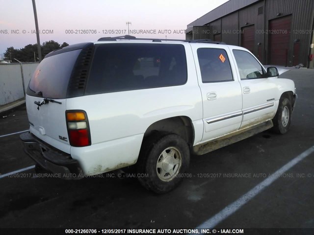 1GKFK16Z66J137029 - 2006 GMC YUKON XL K1500 WHITE photo 4