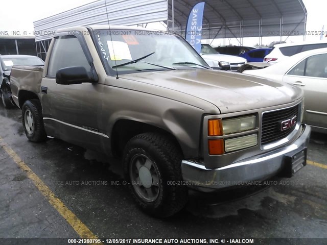 1GTEC14W1VZ549470 - 1997 GMC SIERRA C1500 GOLD photo 1