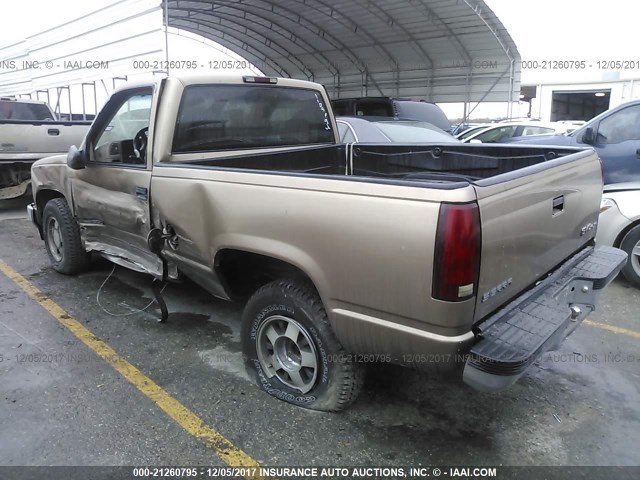 1GTEC14W1VZ549470 - 1997 GMC SIERRA C1500 GOLD photo 3