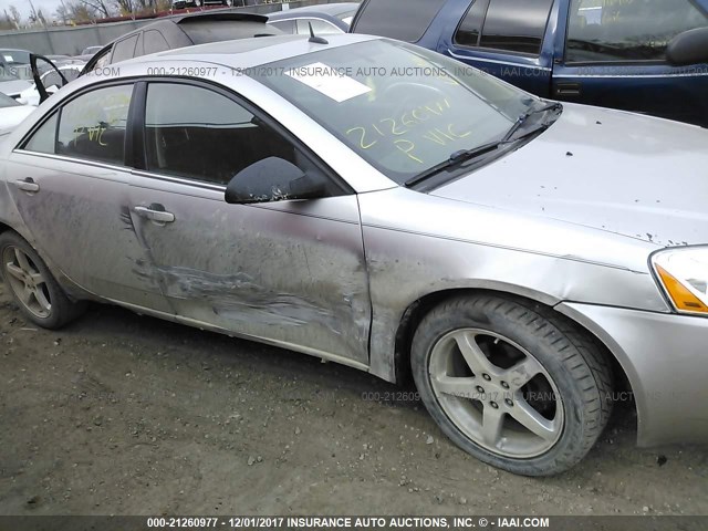 1G2ZG57N884158144 - 2008 PONTIAC G6 SE SILVER photo 6