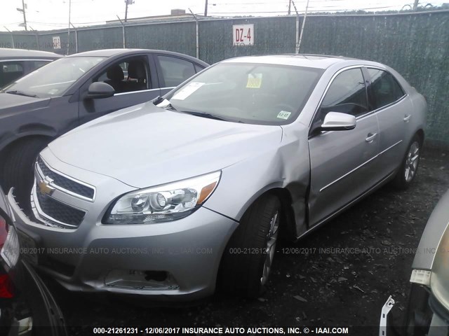 1G11C5SA7DF188090 - 2013 CHEVROLET MALIBU 1LT 银色 照片 2