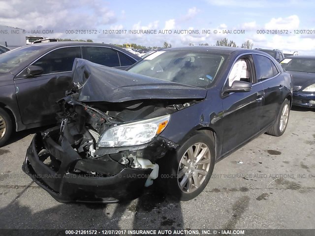 1G11H5SA4DF265063 - 2013 CHEVROLET MALIBU LTZ 灰色 照片 2