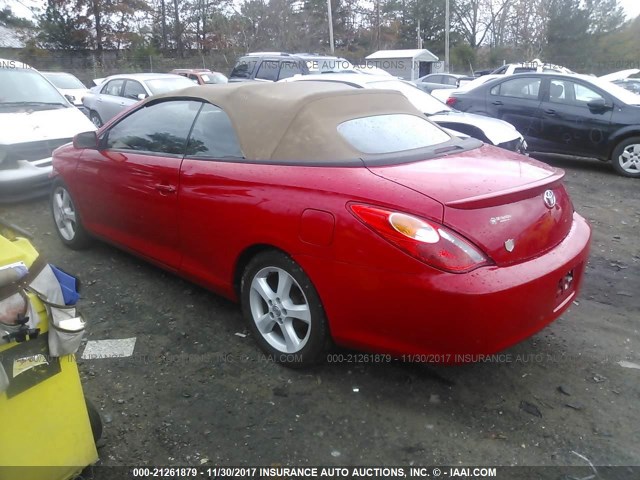 4T1FA38P06U083047 - 2006 TOYOTA CAMRY SOLARA SE/SLE წითელი ფოტო 3