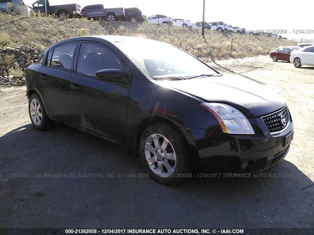 3N1AB61E18L685526 - 2008 NISSAN SENTRA 2.0/2.0S/2.0SL BLACK photo 1