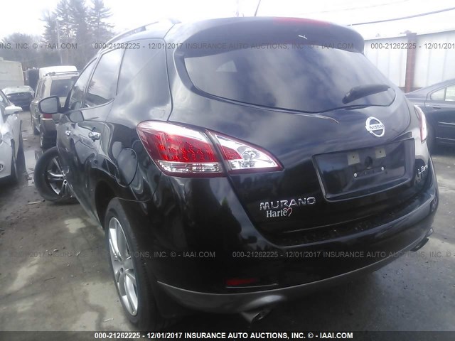 JN8AZ1MW4BW182577 - 2011 NISSAN MURANO S/SL/LE BLACK photo 3