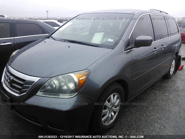 5FNRL3H65AB032874 - 2010 HONDA ODYSSEY EXL ნაცრისფერი ფოტო 2
