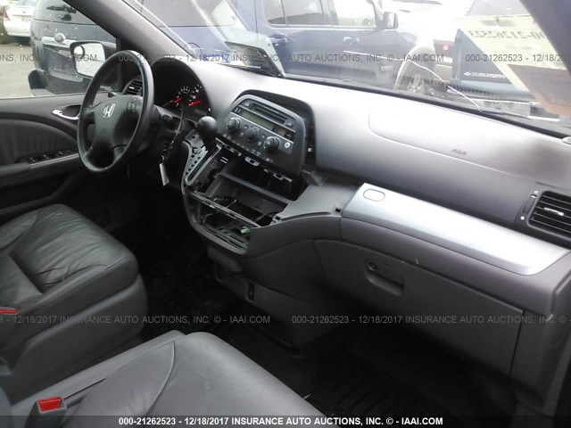 5FNRL3H65AB032874 - 2010 HONDA ODYSSEY EXL ნაცრისფერი ფოტო 5