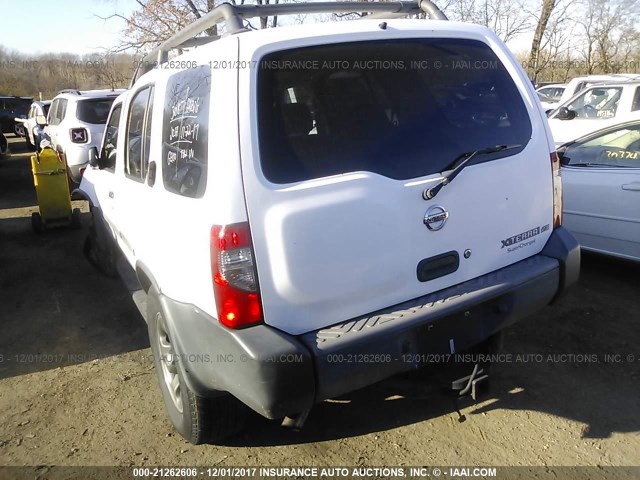 5N1MD28Y82C533982 - 2002 NISSAN XTERRA SE/SC WHITE photo 3