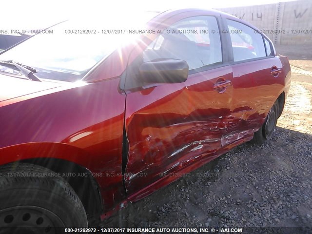 4A3AB36F88E021072 - 2008 MITSUBISHI GALANT ES RED photo 6