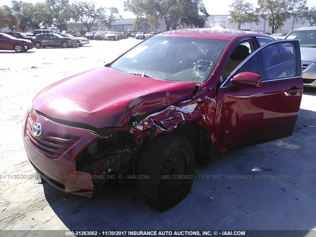 4T1BE46K67U185650 - 2007 TOYOTA CAMRY NEW GENERAT CE/LE/XLE/SE RED photo 6