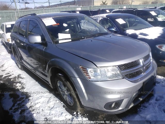 3C4PDCBG1FT664141 - 2015 DODGE JOURNEY SXT SILVER photo 1