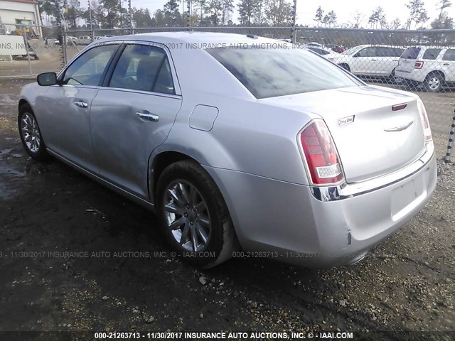 2C3CCACG4CH309543 - 2012 CHRYSLER 300 LIMITED SILVER photo 3
