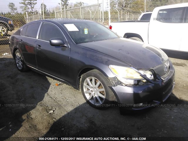 JTHBH96S865002071 - 2006 LEXUS GS GENERATION 200 300 GRAY photo 1