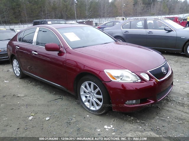 JTHBH96S065029507 - 2006 LEXUS GS GENERATION 200 300 BURGUNDY photo 1