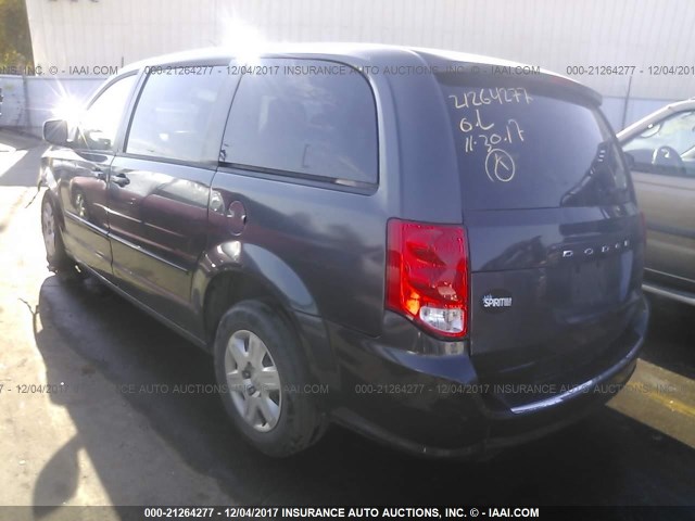 2D4RN4DGXBR672473 - 2011 DODGE GRAND CARAVAN EXPRESS GRAY photo 3