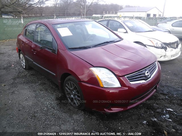 3N1AB6AP2AL619350 - 2010 NISSAN SENTRA 2.0/2.0S/SR/2.0SL RED photo 1