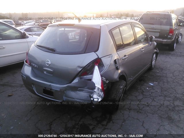 3N1BC1CP3CK209523 - 2012 NISSAN VERSA S/SL GRAY photo 4