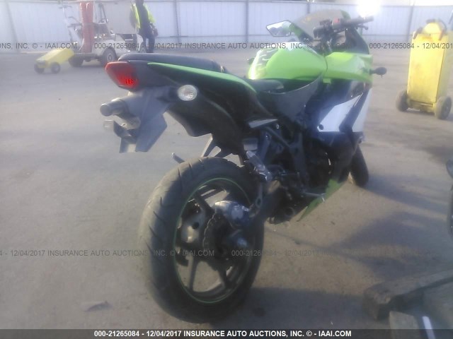 JKAEXMJ1X9DA42484 - 2009 KAWASAKI EX250 J GREEN photo 4