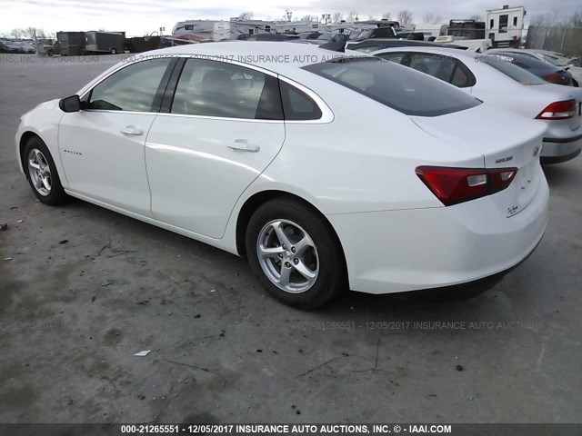 1G1ZB5ST2HF242215 - 2017 CHEVROLET MALIBU LS Ağ foto 3