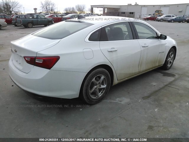 1G1ZB5ST2HF242215 - 2017 CHEVROLET MALIBU LS Ağ foto 4
