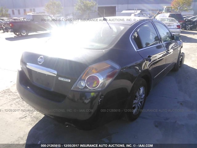 1N4CL2AP4AC121258 - 2010 NISSAN ALTIMA HYBRID BLACK photo 4