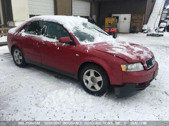 WAULC68E43A108754 - 2003 AUDI A4 1.8T QUATTRO RED photo 1