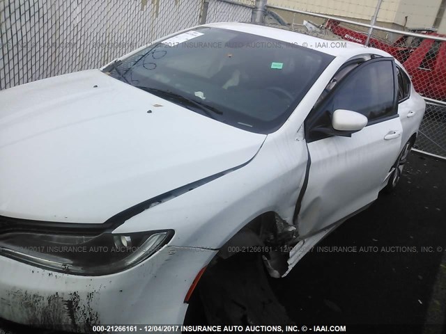 1C3CCCBB3FN662661 - 2015 CHRYSLER 200 S WHITE photo 2