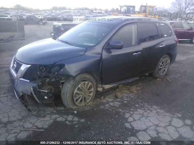 5N1AR2MM2EC665258 - 2014 NISSAN PATHFINDER S/SV/SL/PLATINUM 黑色 照片 2