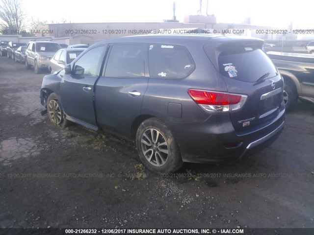 5N1AR2MM2EC665258 - 2014 NISSAN PATHFINDER S/SV/SL/PLATINUM 黑色 照片 3