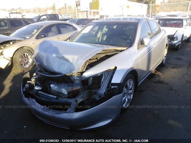 1HGCP26859A029052 - 2009 HONDA ACCORD EXL SILVER photo 2