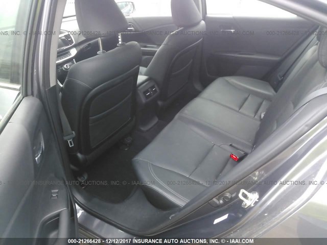 1HGCR3F82EA020786 - 2014 HONDA ACCORD EXL GRAY photo 8