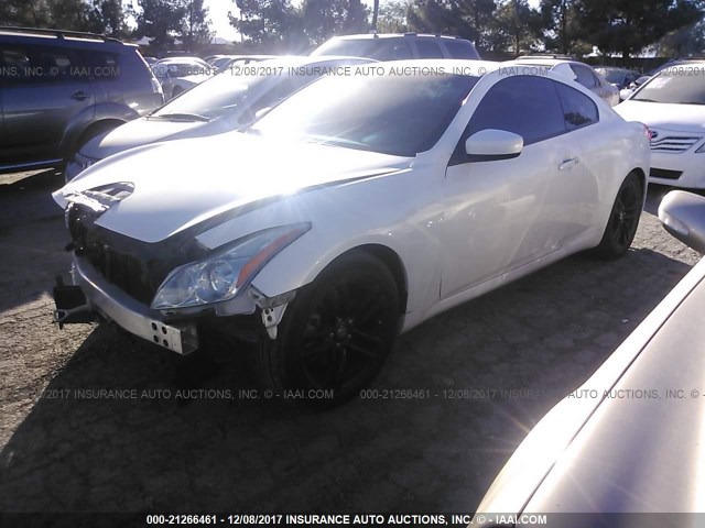 JNKCV64E19M602286 - 2009 INFINITI G37 JOURNEY/SPORT WHITE photo 2