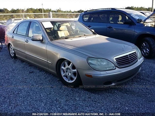 WDBNG70J71A148661 - 2001 MERCEDES-BENZ S 430 TAN photo 1