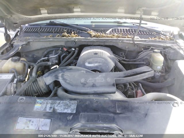 1GNFK16Z62J297473 - 2002 CHEVROLET SUBURBAN K1500 SILVER photo 10