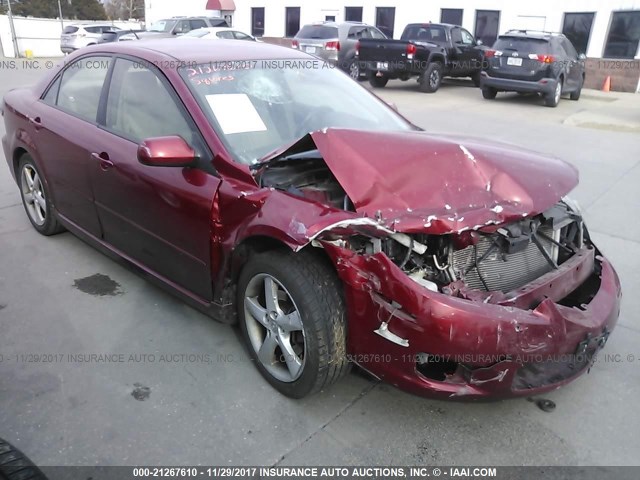 1YVHP80C575M63198 - 2007 MAZDA 6 I RED photo 1