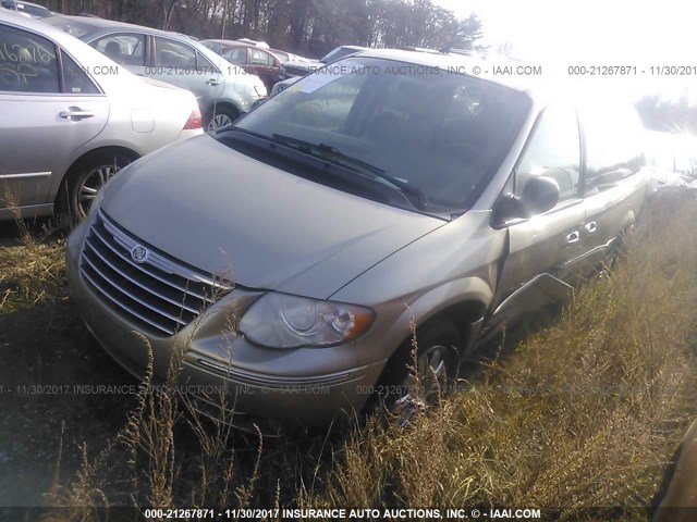 2C8GP64L75R208650 - 2005 CHRYSLER TOWN & COUNTRY LIMITED GOLD photo 2