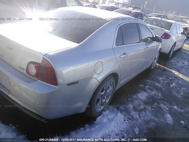 1G1ZC5E05AF287153 - 2010 CHEVROLET MALIBU 1LT 灰色 照片 4