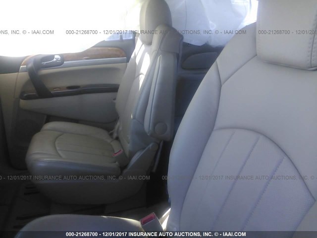 5GALRBED3AJ121368 - 2010 BUICK ENCLAVE CXL 白色 照片 8