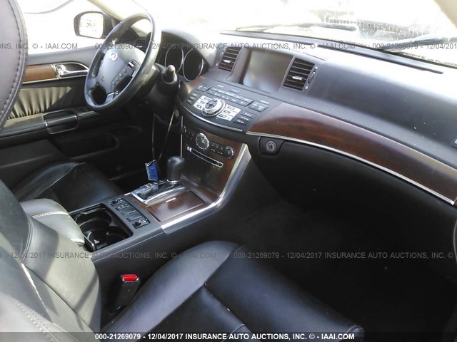 JNKBY01F49M750140 - 2009 INFINITI M45 BLACK photo 5