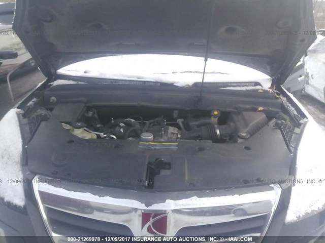 5GZEV23D99J215903 - 2009 SATURN OUTLOOK XR შავი ფოტო 10