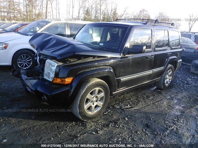 1J8HG48K68C111778 - 2008 JEEP COMMANDER SPORT შავი ფოტო 2