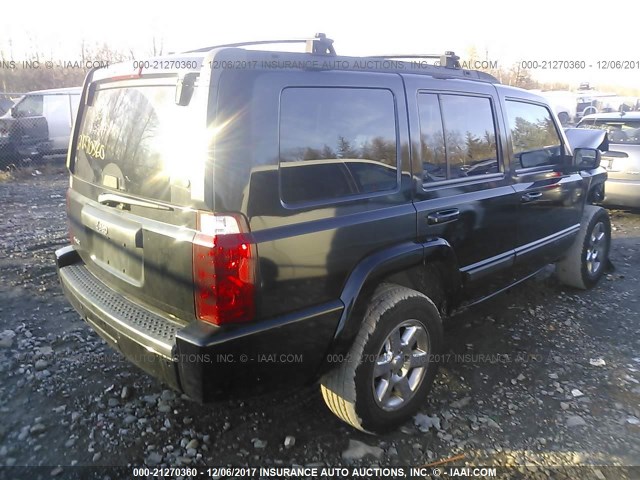 1J8HG48K68C111778 - 2008 JEEP COMMANDER SPORT შავი ფოტო 4