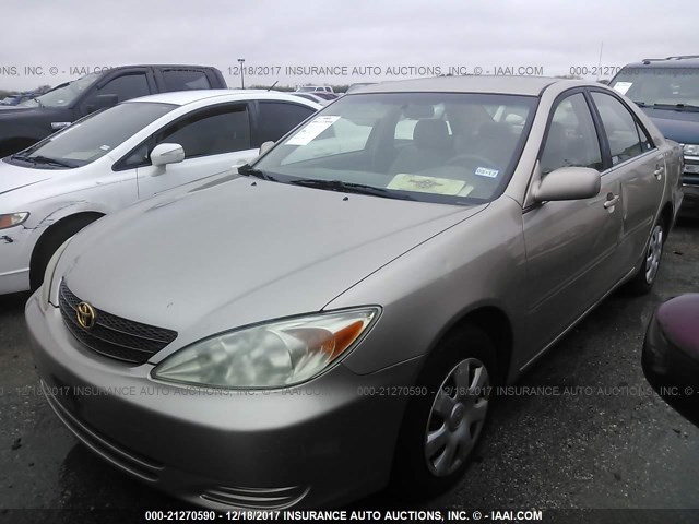 4T1BE32K42U596392 - 2002 TOYOTA CAMRY LE/XLE/SE 棕色 照片 2