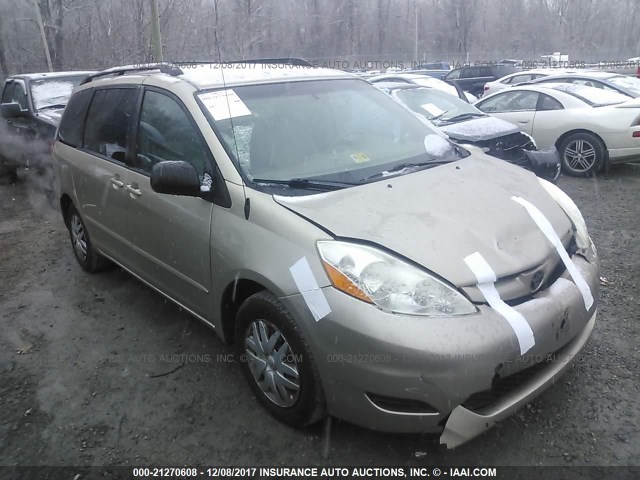 5TDZK23C68S209772 - 2008 TOYOTA SIENNA CE/LE GOLD photo 1