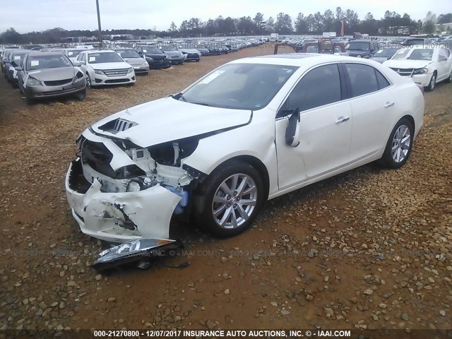 1G11H5SA8DF282058 - 2013 CHEVROLET MALIBU LTZ WHITE photo 2