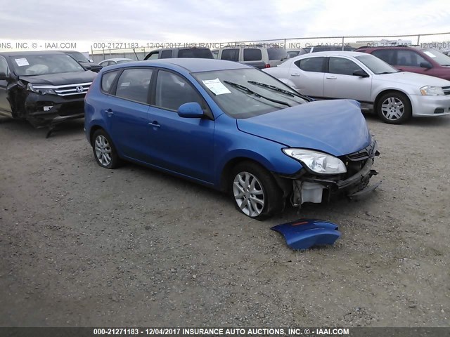 KMHDC86E79U032083 - 2009 HYUNDAI ELANTRA TOURING  BLUE photo 1