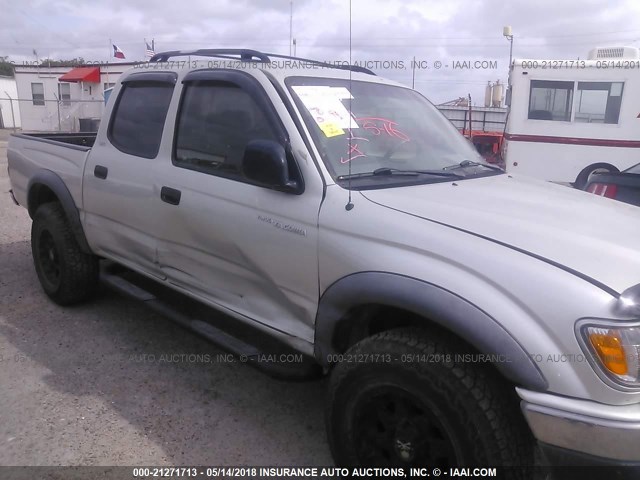 5TEGN92N14Z393073 - 2004 TOYOTA TACOMA DOUBLE CAB PRERUNNER SILVER photo 6
